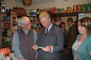 Prince Charles visited Cwmdu in 2009