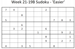 Week 21-19B Sudoku