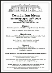 26042-Cwmdu-Menu-Tanya
